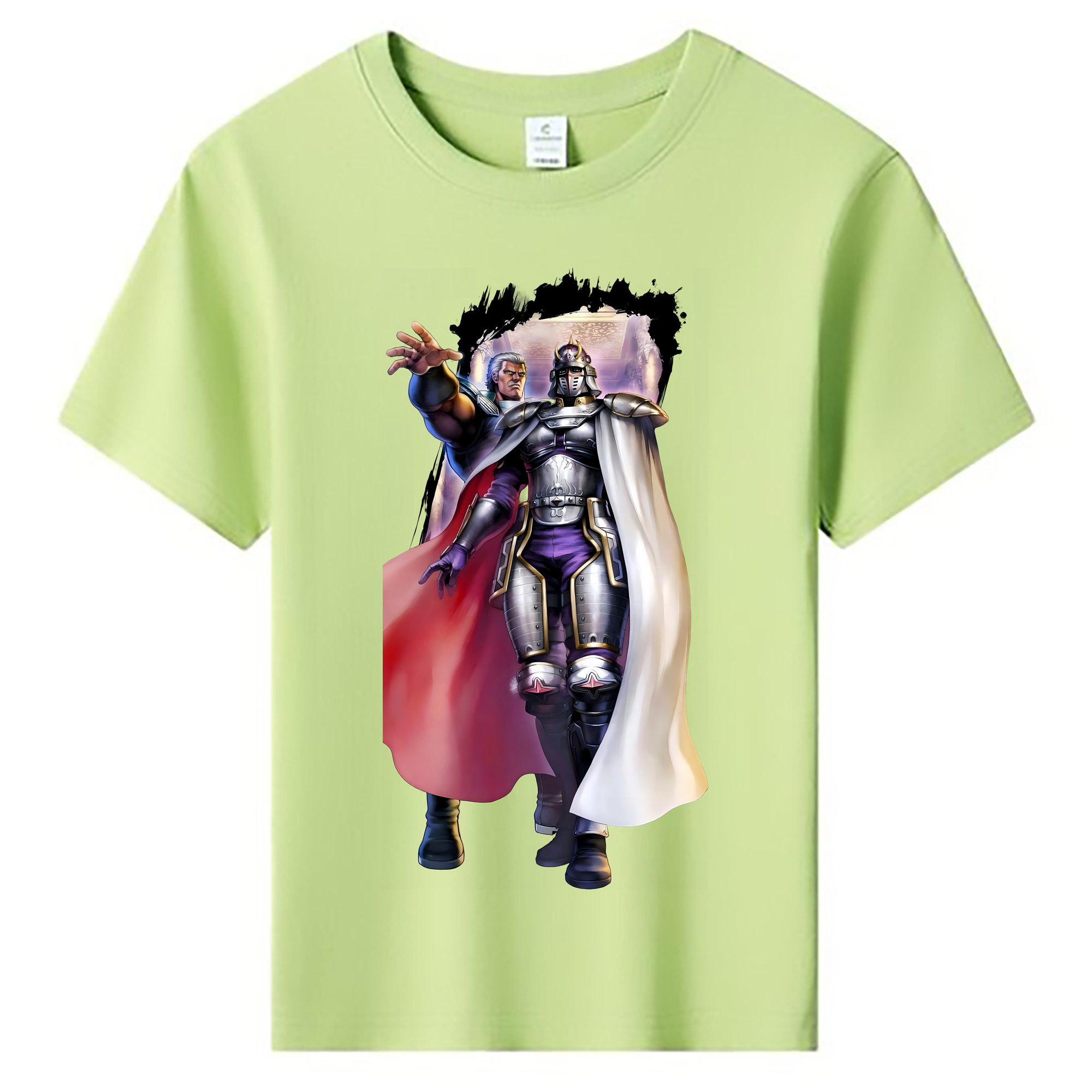 （画像用） 北斗の拳 Fist of the North Star 綿100％キッズTシャツ（フロントプリント）